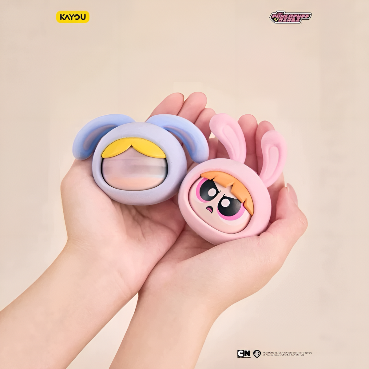 KAYOU PowerPuff Girls Claw Attack Series Face Changing Figures Blind Box