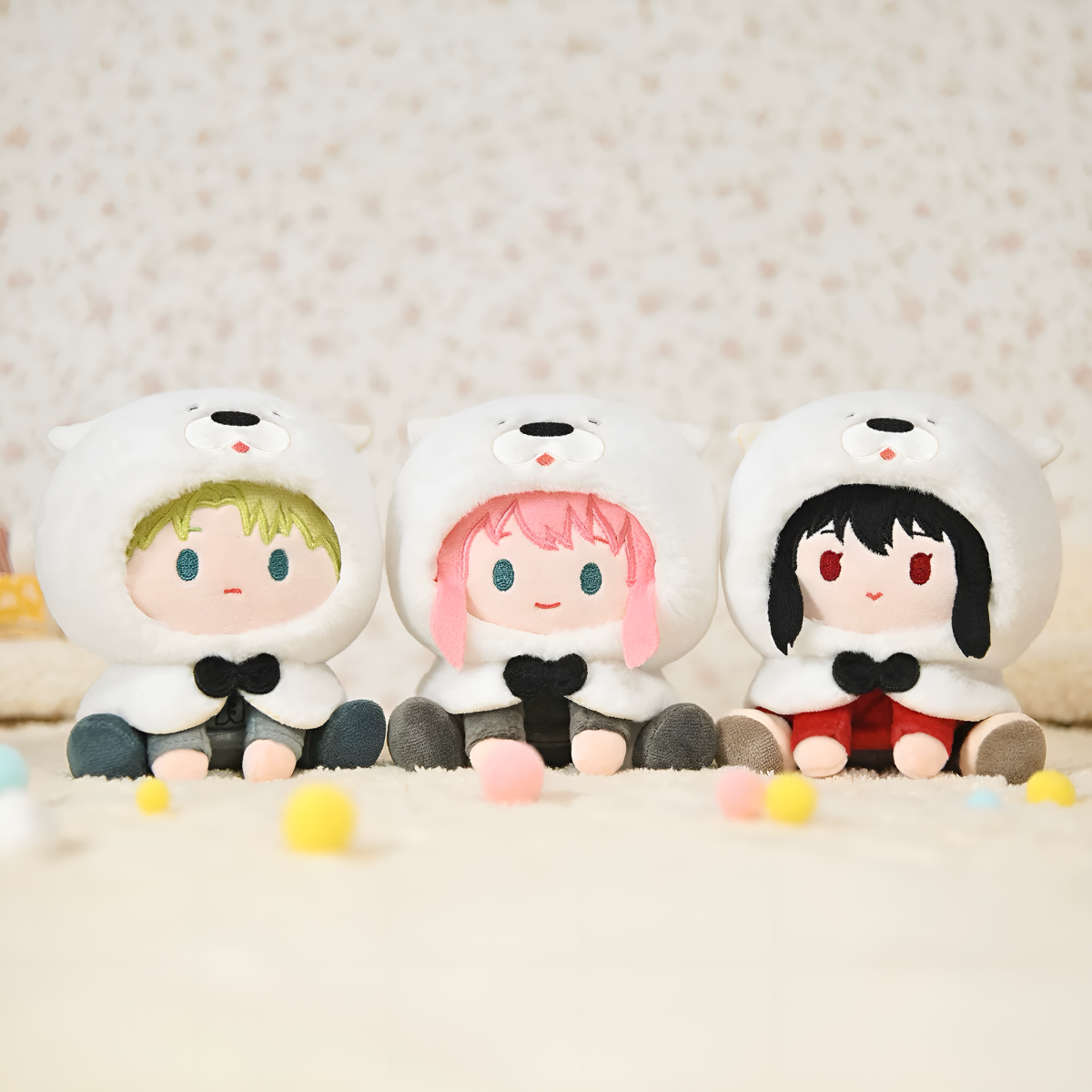 SPY×FAMILY Sitting in a Row Series Plush Keychain Blind Box
