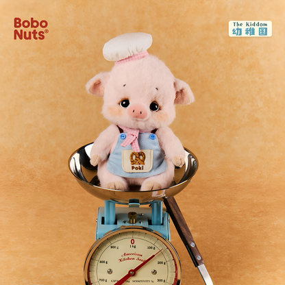Bobo Nuts Poki Pig The Kiddom Series Mini Plush Toy