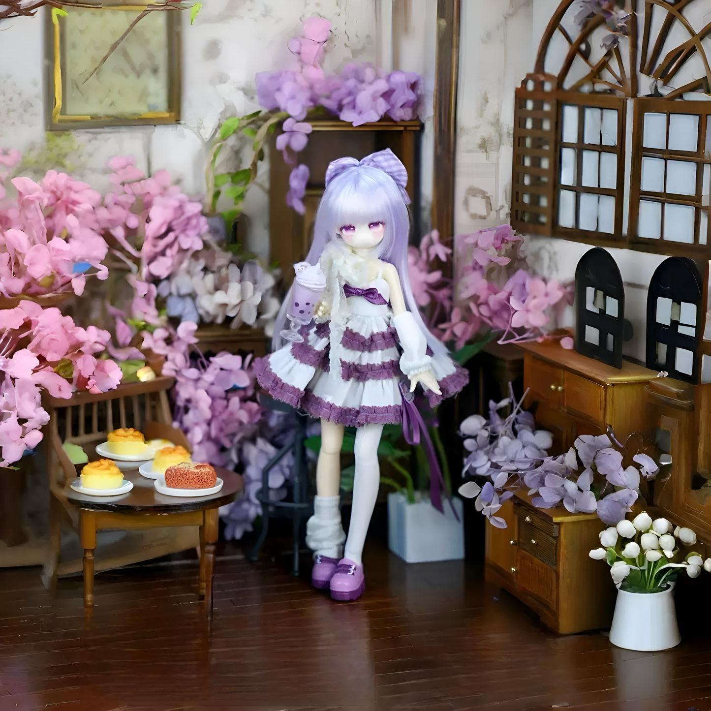 Momotale Four Seasons Tea House Story Series 1/8 Action Figure BJD Blind Box
