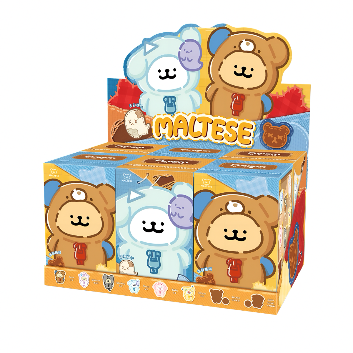 Maltese My Best Buddy Series Vinyl Plush Pendant Blind Box [Ships Before June]