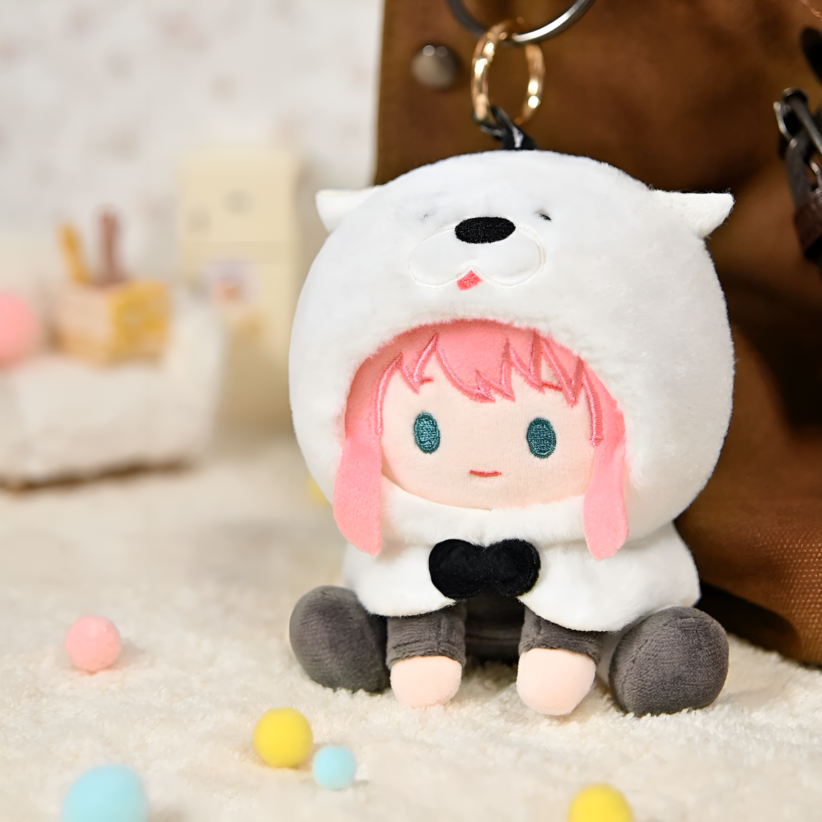 SPY×FAMILY Sitting in a Row Series Plush Keychain Blind Box