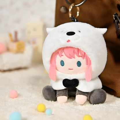 SPY×FAMILY Sitting in a Row Series Plush Keychain Blind Box