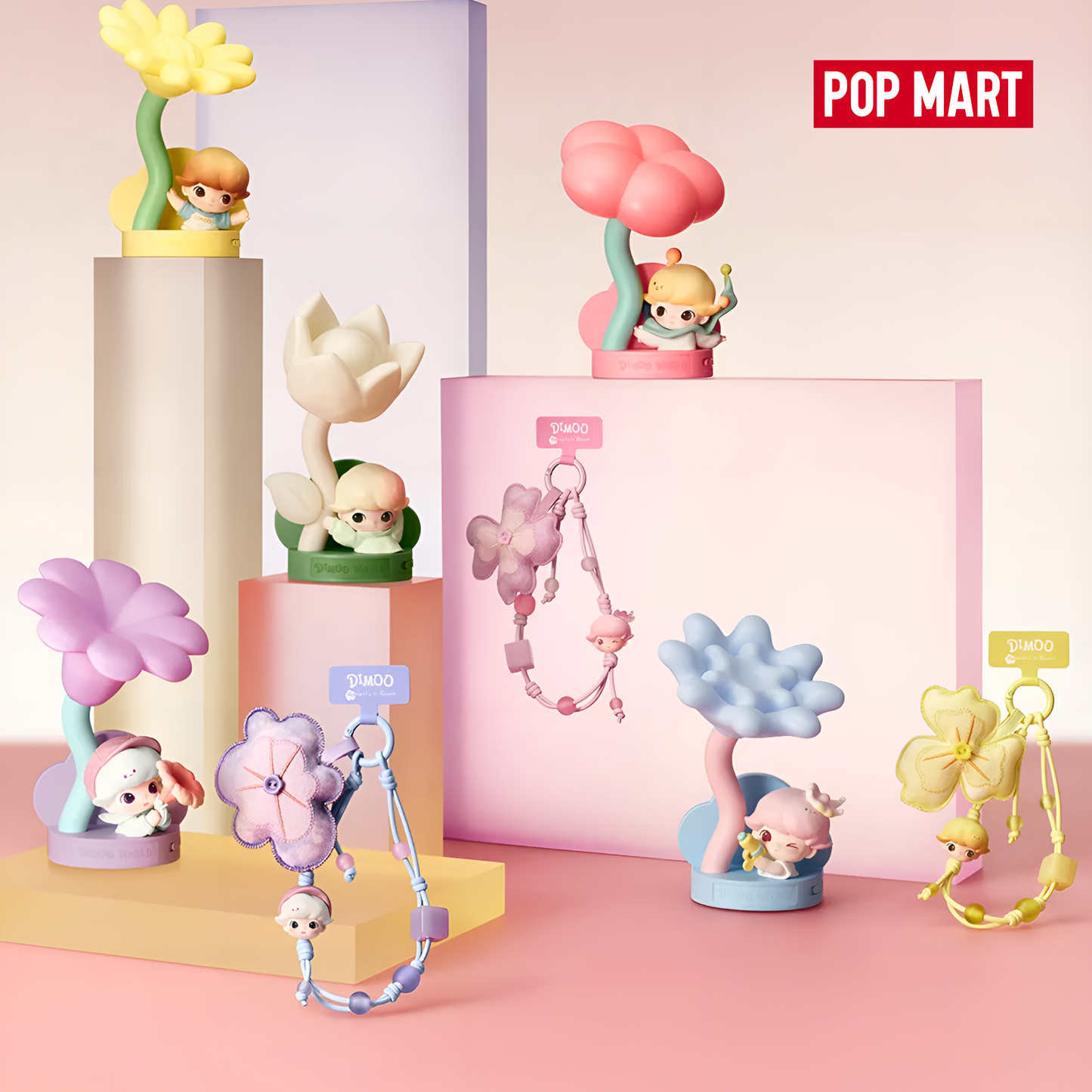 DIMOO Moments in Bloom Series-Decorative Charm Blind Box