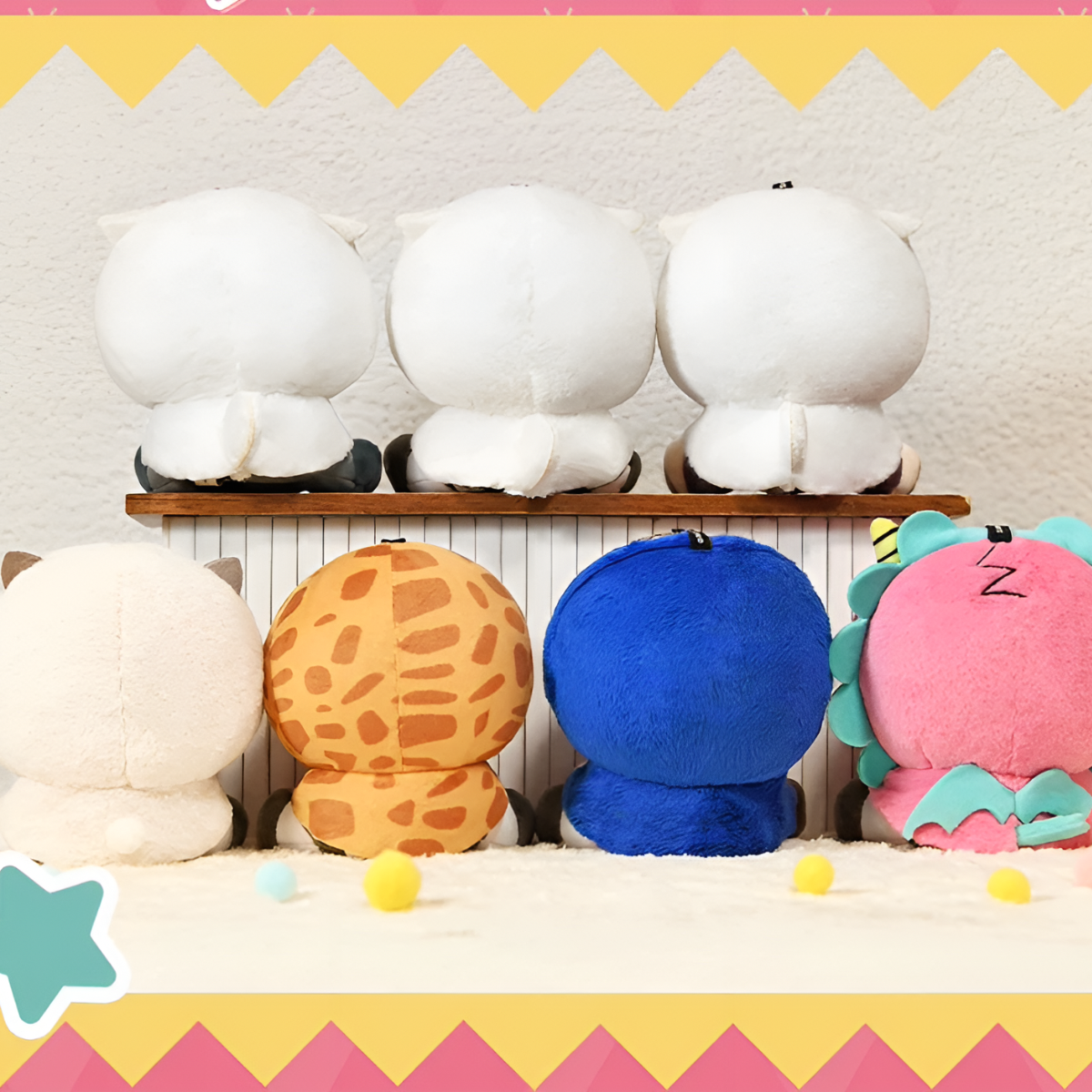 SPY×FAMILY Sitting in a Row Series Plush Keychain Blind Box