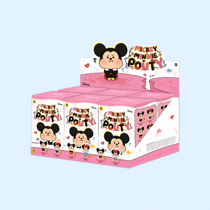Disney Mickey & Minnie Pouty Series Plush Charm Blind Box