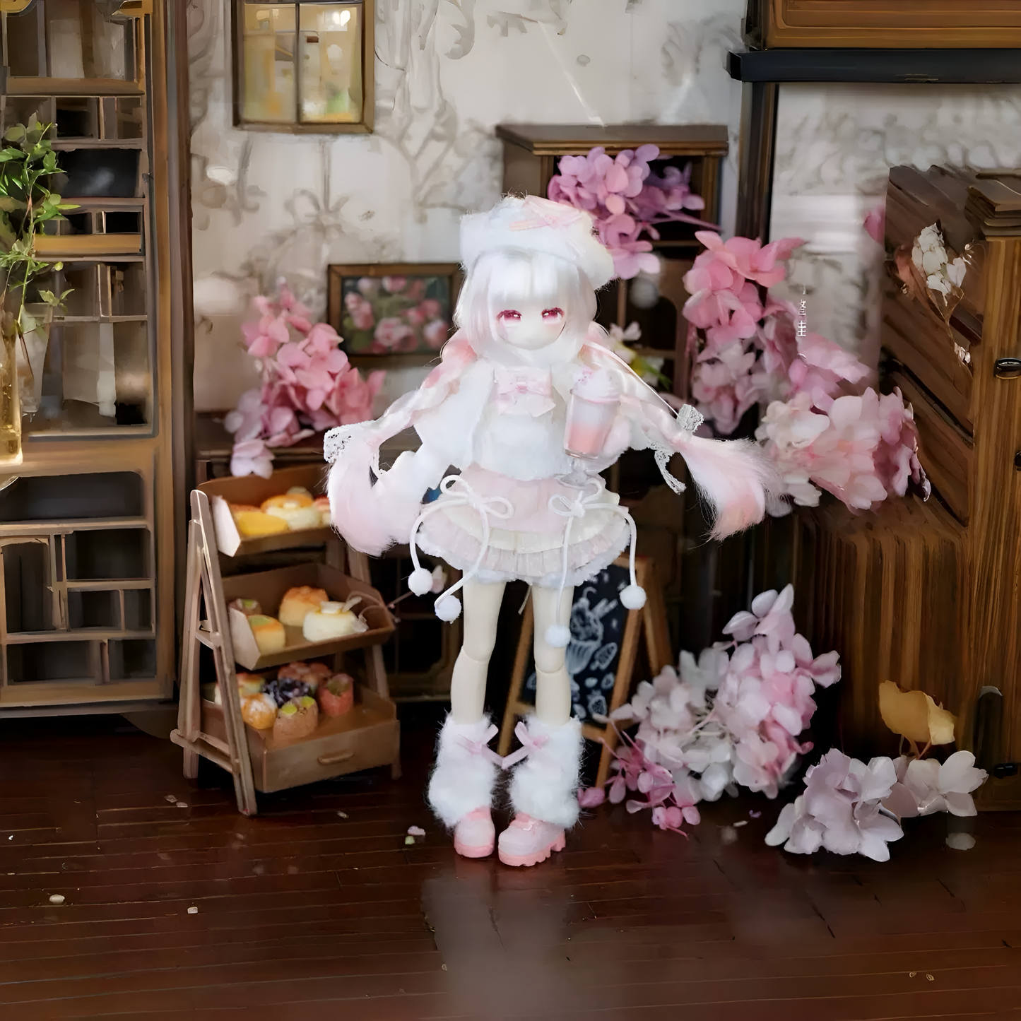 Momotale Four Seasons Tea House Story Series 1/8 Action Figure BJD Blind Box
