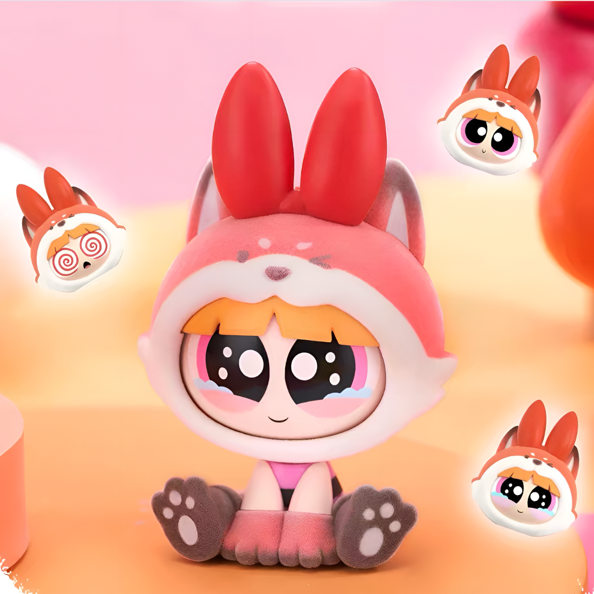 KAYOU PowerPuff Girls Claw Attack Series Face Changing Figures Blind Box