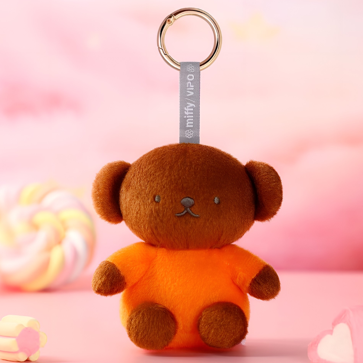 Miffy Colorful Series Plush Keychains