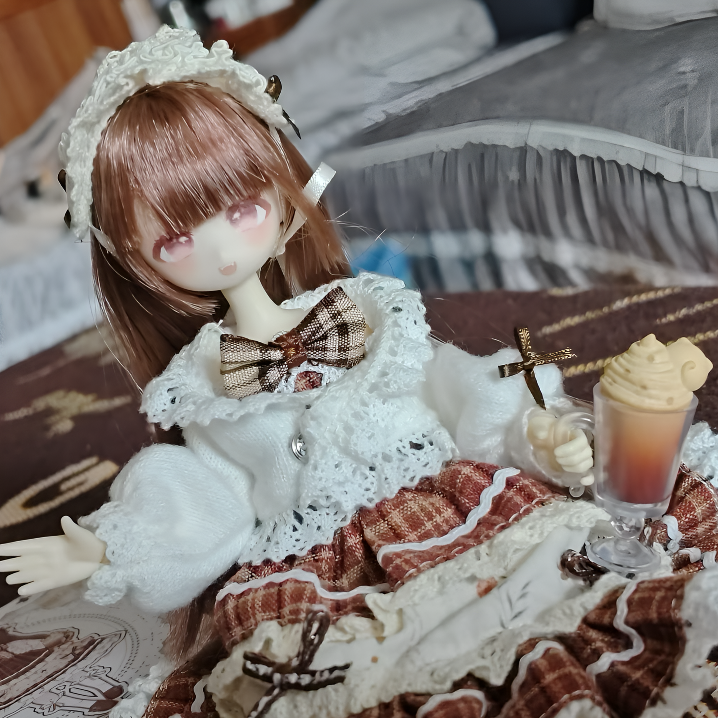 Momotale Four Seasons Tea House Story Series 1/8 Action Figure BJD Blind Box
