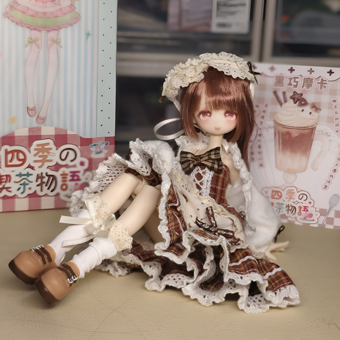 Momotale Four Seasons Tea House Story Series 1/8 Action Figure BJD Blind Box