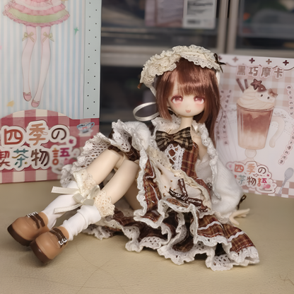 Momotale Four Seasons Tea House Story Series 1/8 Action Figure BJD Blind Box