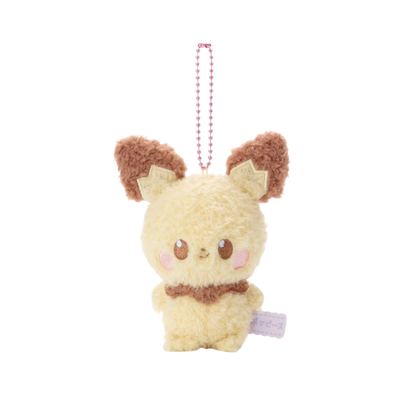 Takara Tomy - PokePeace Pichu Plush Keychain