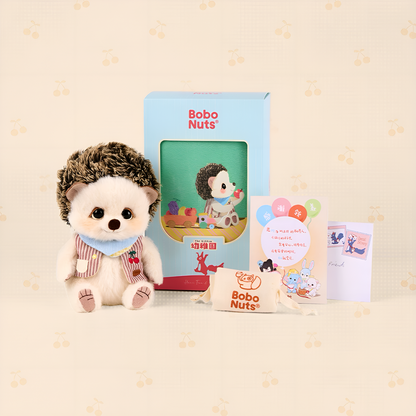 Bobo Nuts Motty Hedgehog The Kiddom Series Mini Plush Toy