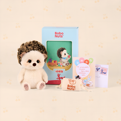 Bobo Nuts Motty Hedgehog The Kiddom Series Mini Plush Toy