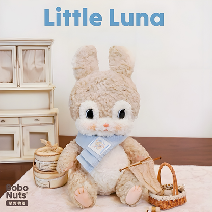 Bobo Nuts Little Luna Rabbit Little Friends Series Plush Toy