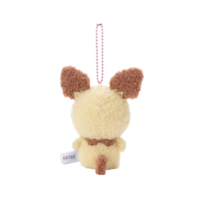 Takara Tomy - PokePeace Pichu Plush Keychain