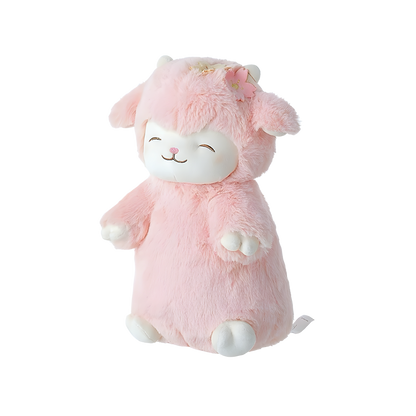 MINISO Sakura Sheep Sitting Plush Doll