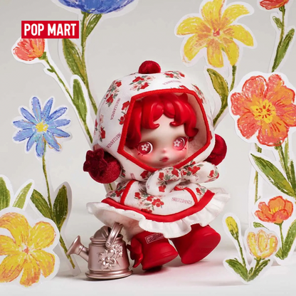 SKULLPANDA Amid Flowers Plush Doll Pendant