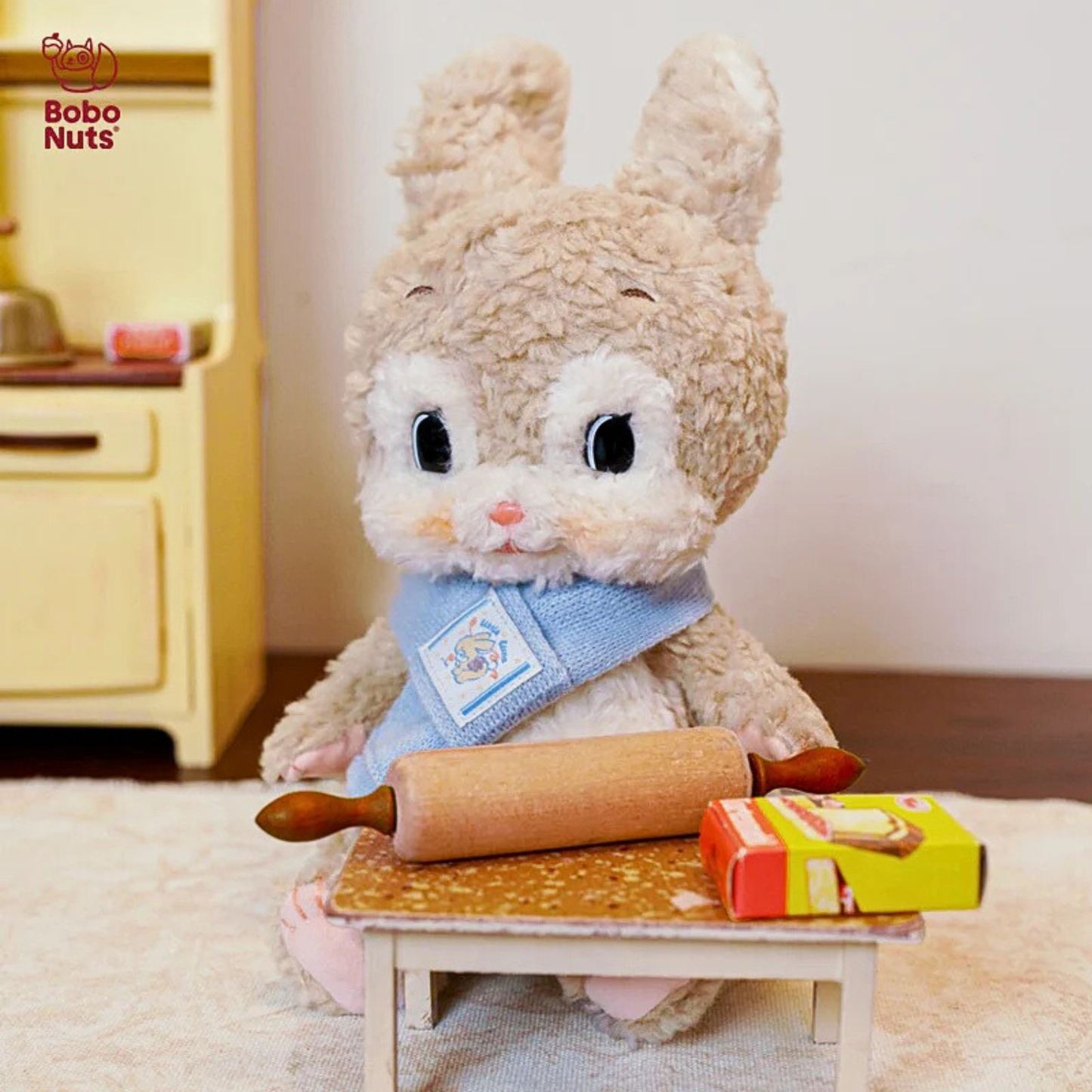 Bobo Nuts Little Luna Rabbit Little Friends Series Plush Toy