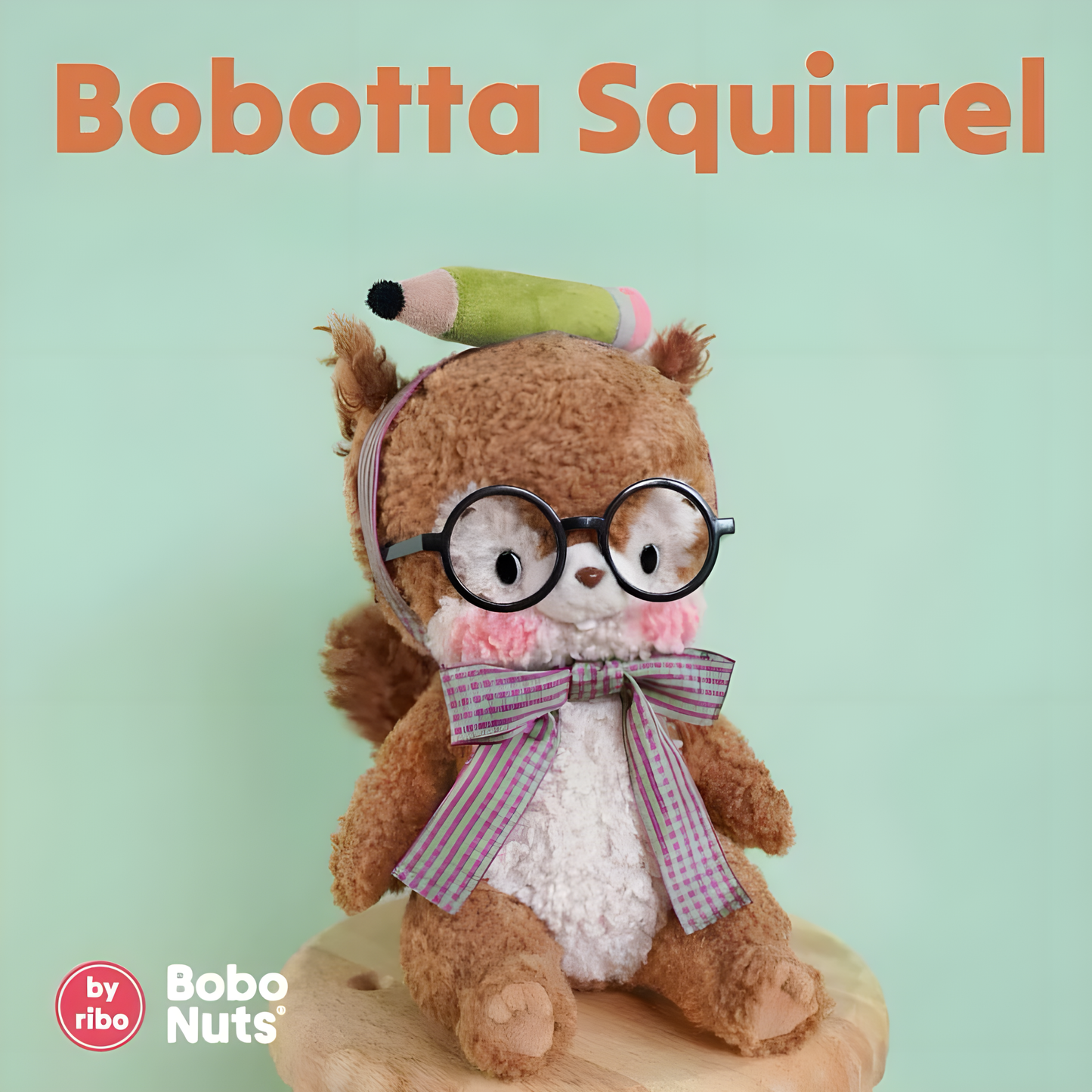 Bobo Nuts Bobotta Squirrel The Study Club Series Plush Toy