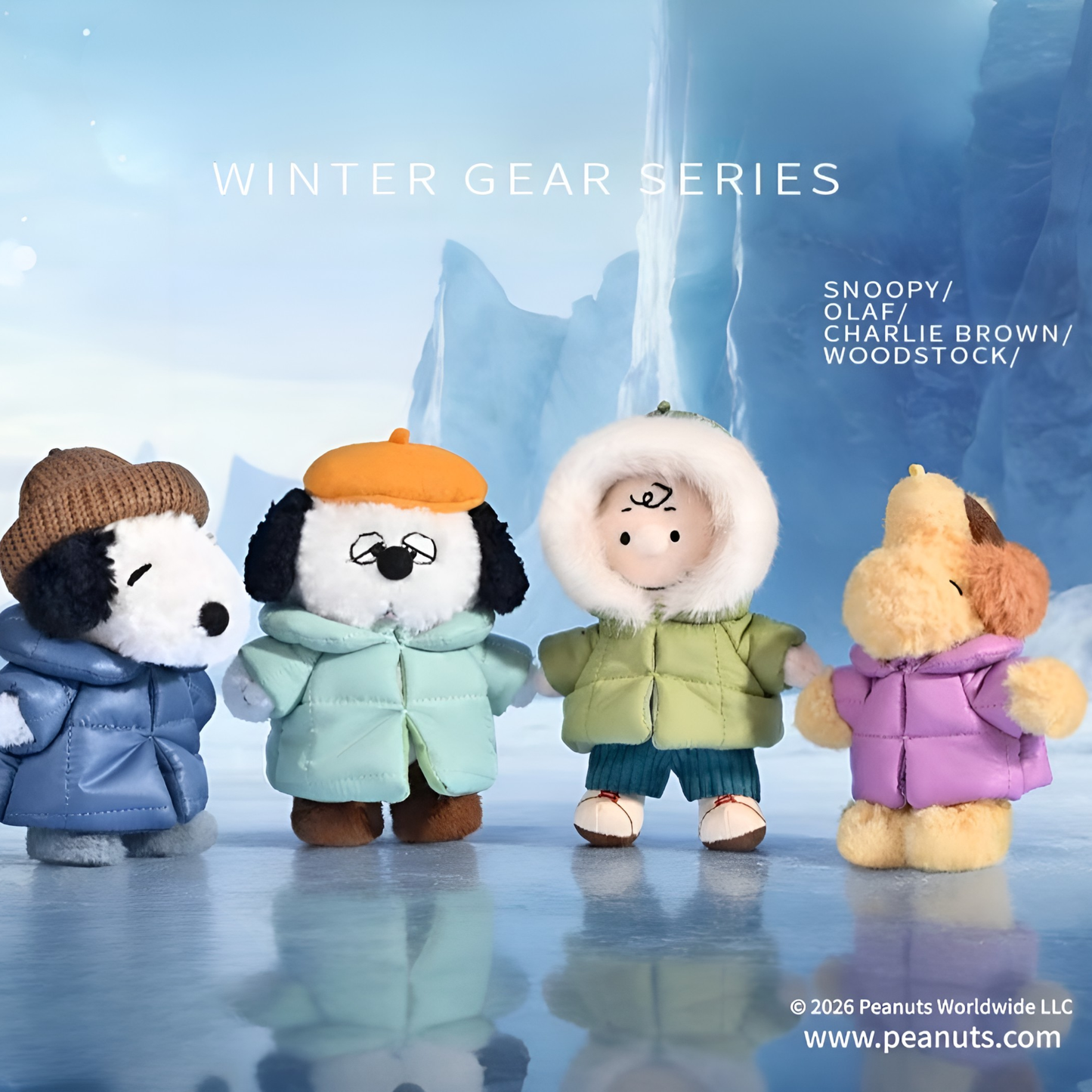 SHANDMOO Peanuts - Winter Gear Series Plush Charm