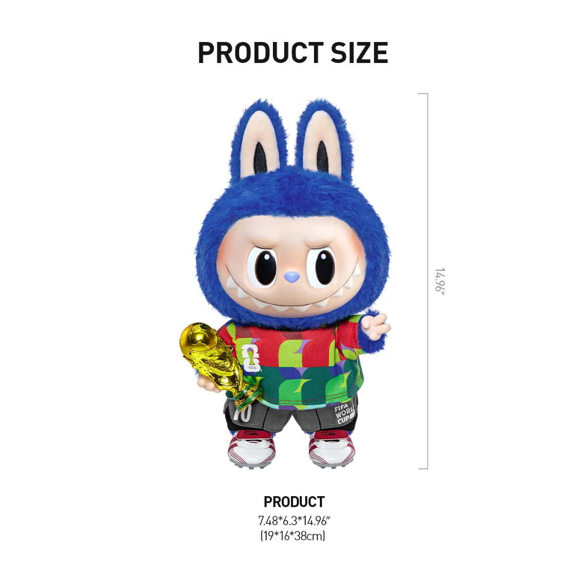 THE MONSTERS × FIFA SERIES-Catch the Win Vinyl Plush Doll