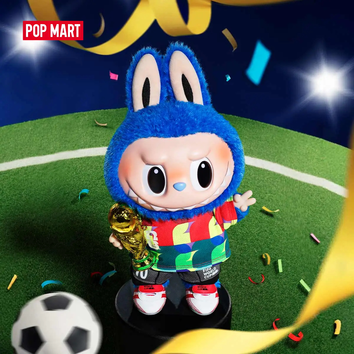 THE MONSTERS × FIFA SERIES-Catch the Win Vinyl Plush Doll