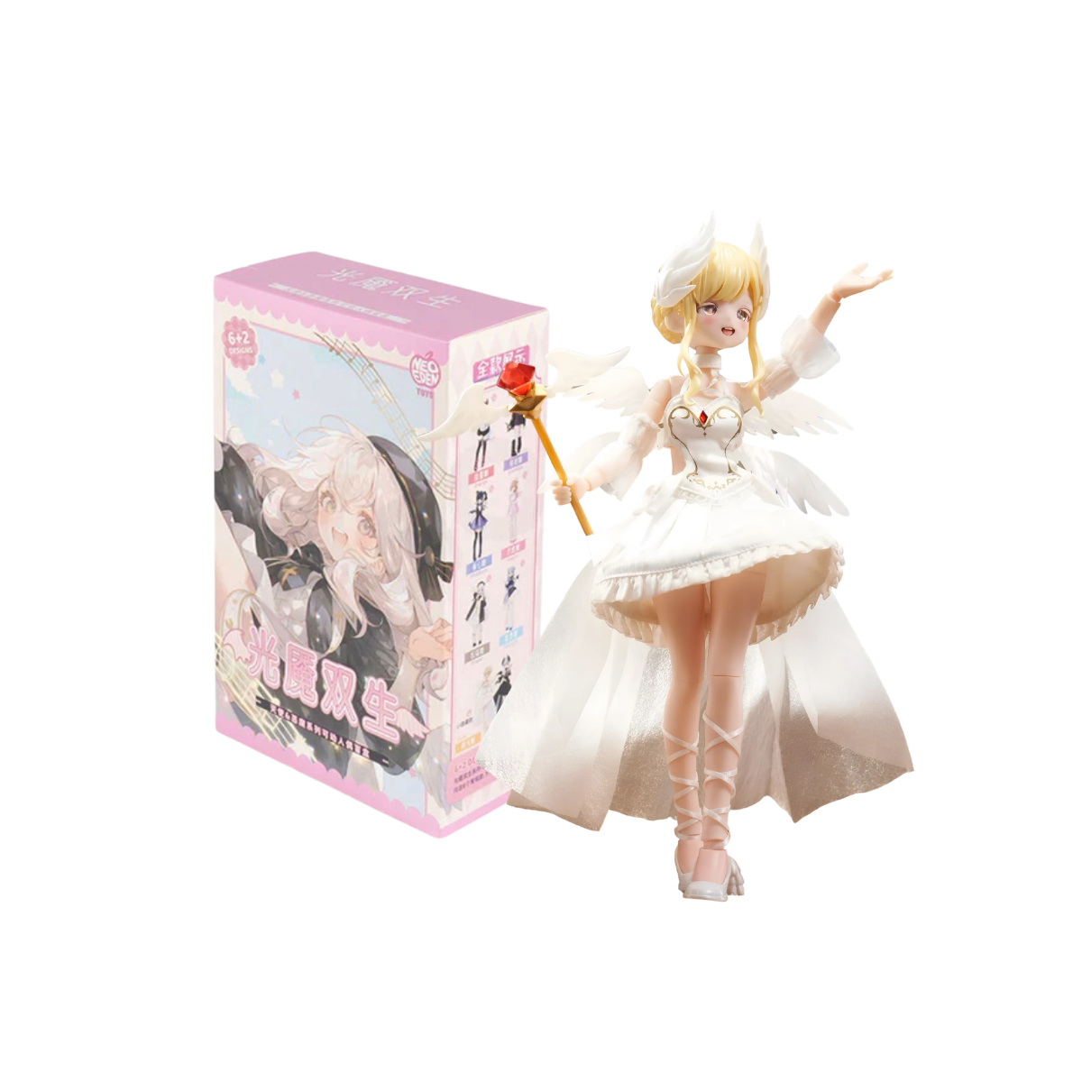 NEO EDEN TOYS Light Nightmare Twins Series MJD Action Figure Blind Box