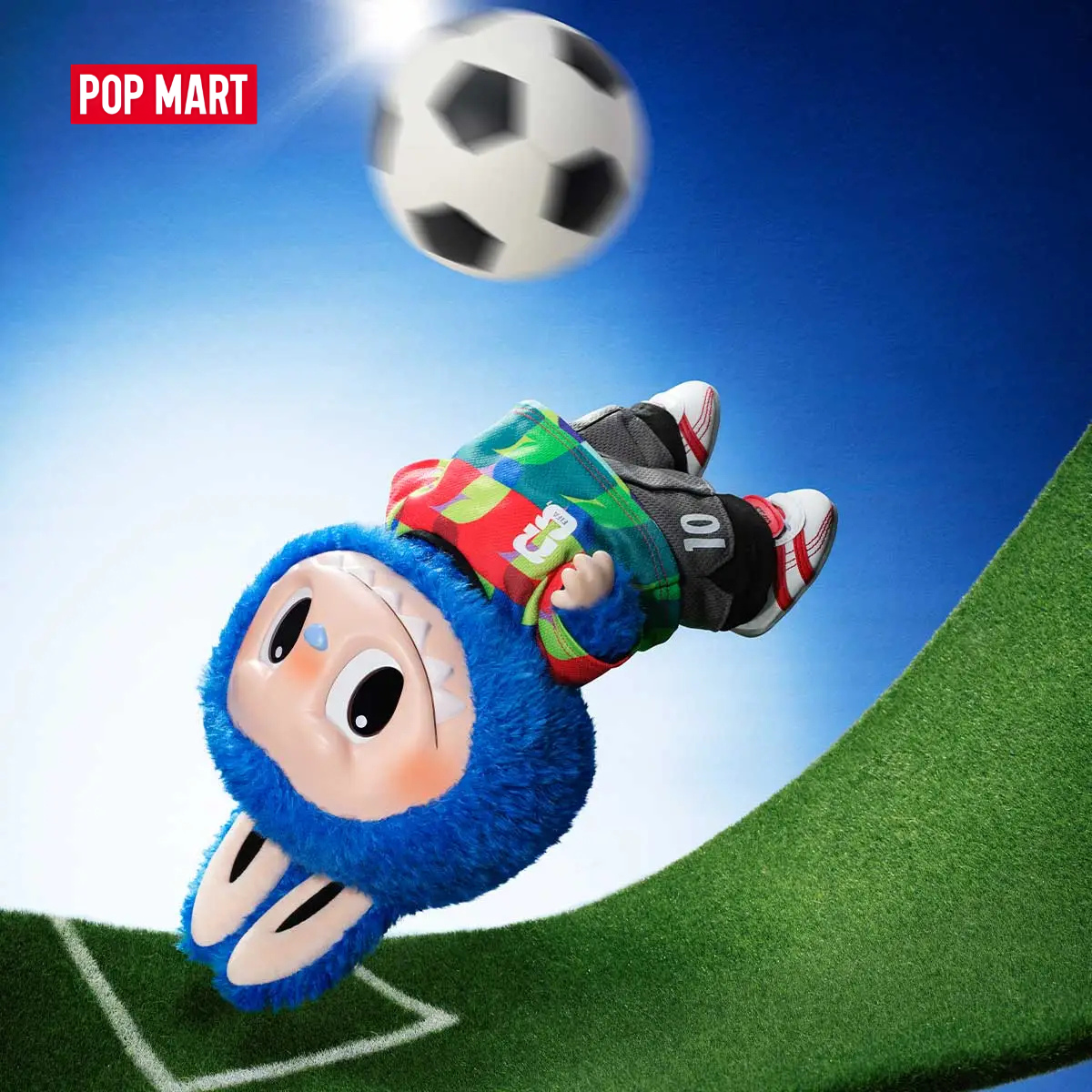 THE MONSTERS × FIFA SERIES-Catch the Win Vinyl Plush Doll