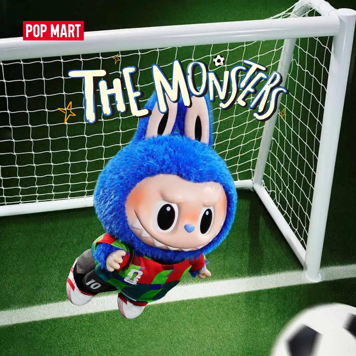 THE MONSTERS × FIFA SERIES-Catch the Win Vinyl Plush Doll