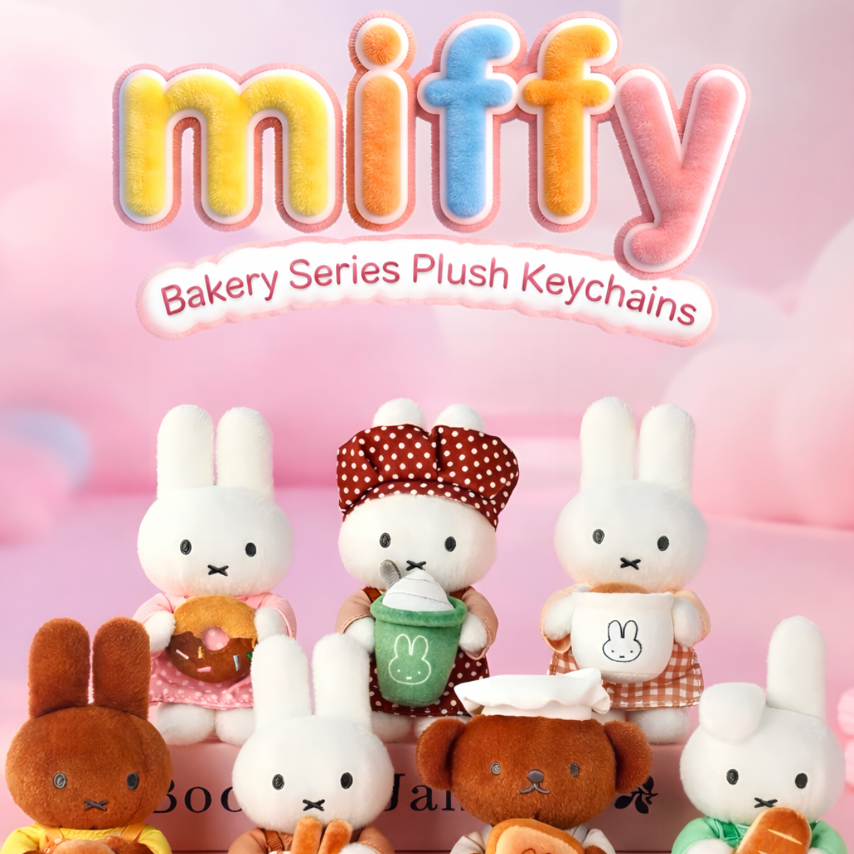 [AU STOCKS] Miffy Bakery Series Plush Keychains Blind Box