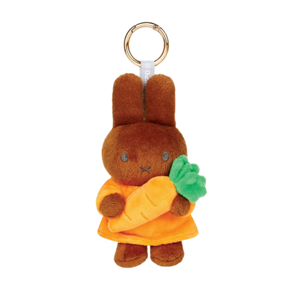 Miffy Hugging Series Keychain - Melanie Carrot