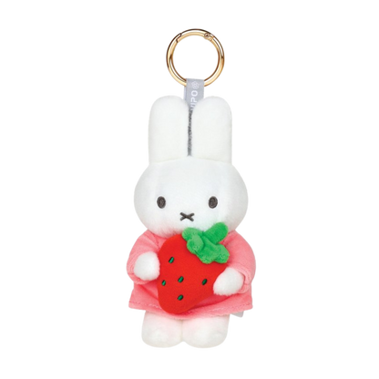 Miffy Hugging Series Keychain - Strawberry