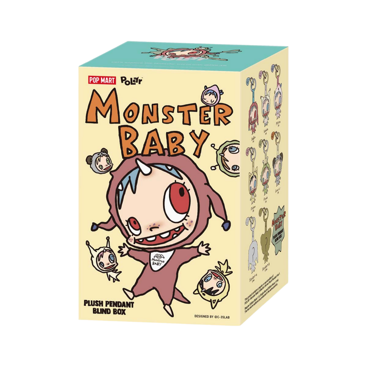 [PREORDER] POLAR-Monster Baby Collection Series Plush Pendant