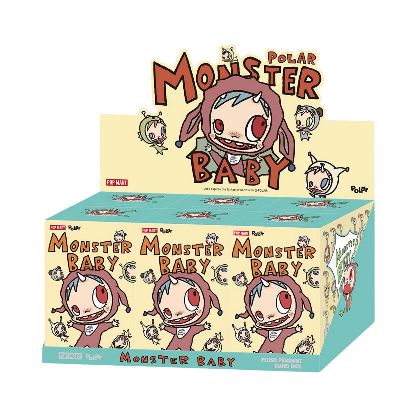 [PREORDER] POLAR-Monster Baby Collection Series Plush Pendant