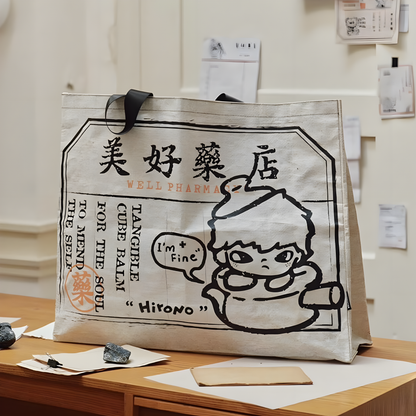 Hirono Well Pharmacy Series Shopping Bag Shanghai Limited Edition