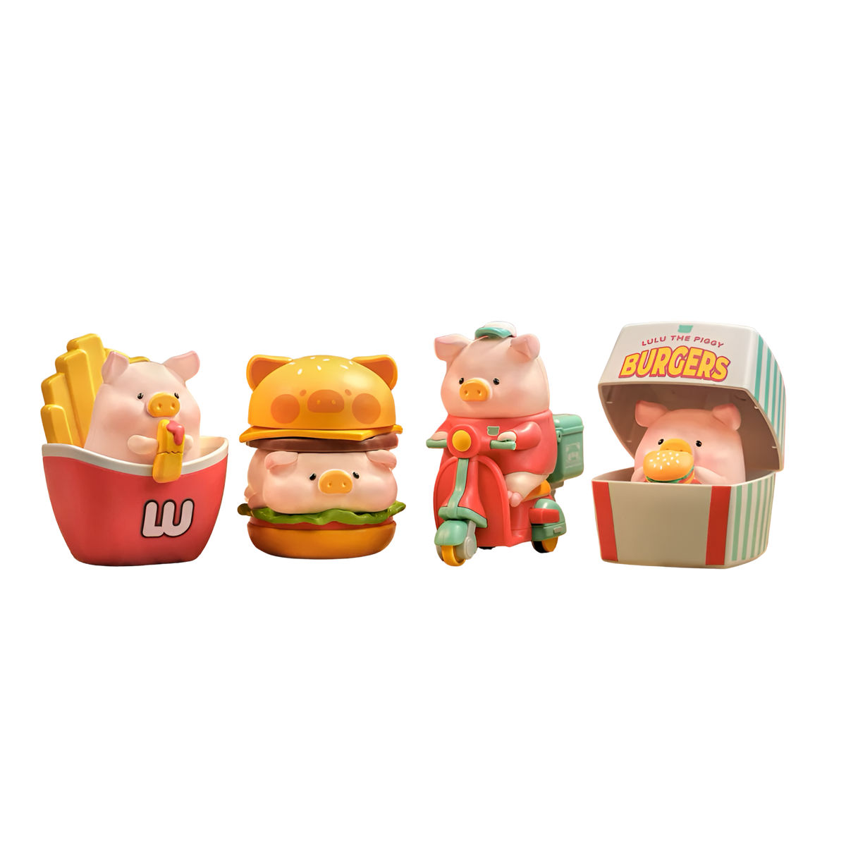 TOYZERO+ LuLu The Piggy -Burger Express Movable Series Blind Box