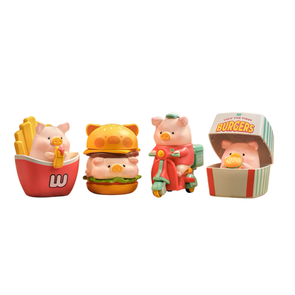 TOYZERO+ LuLu The Piggy -Burger Express Movable Series Blind Box