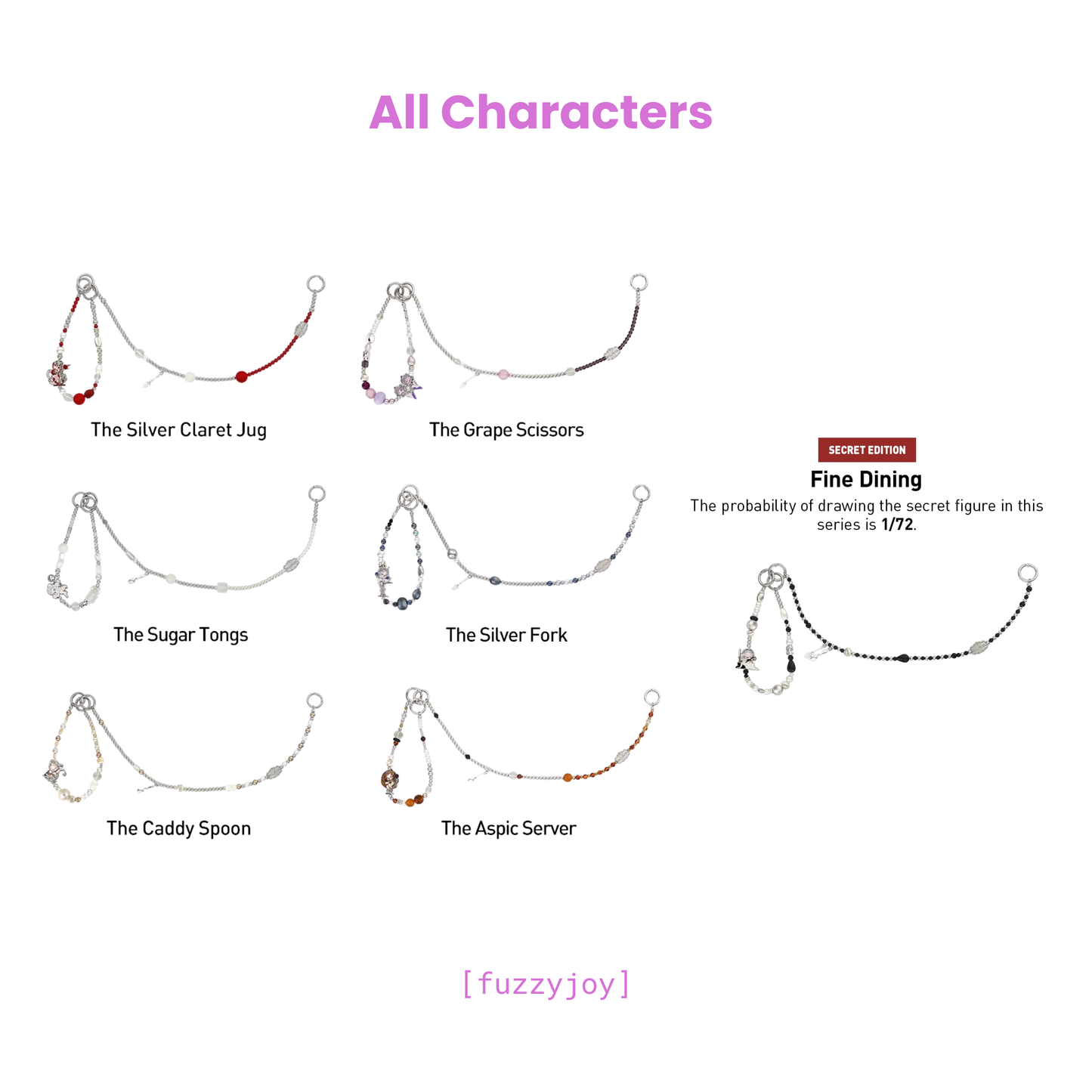 SKULLPANDA The Feast Begins Series Multifunctional Pendant Set