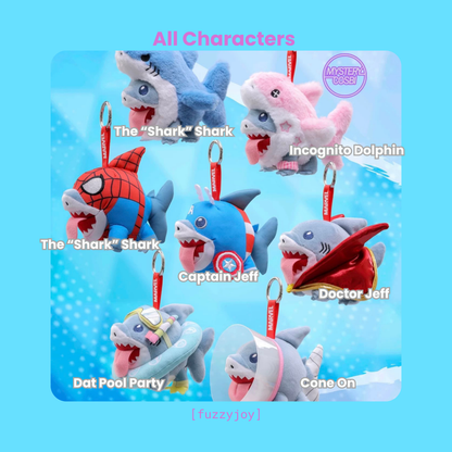 Marvel Jeff the Land Shark Cosbi Plush Keychain Blind Box