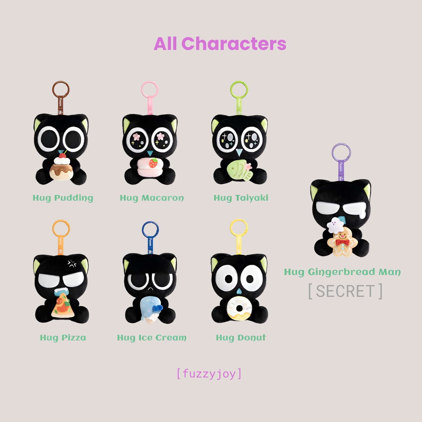 FUNISM Luo Xiaohei Hug Series Plush Pendant Blind Box