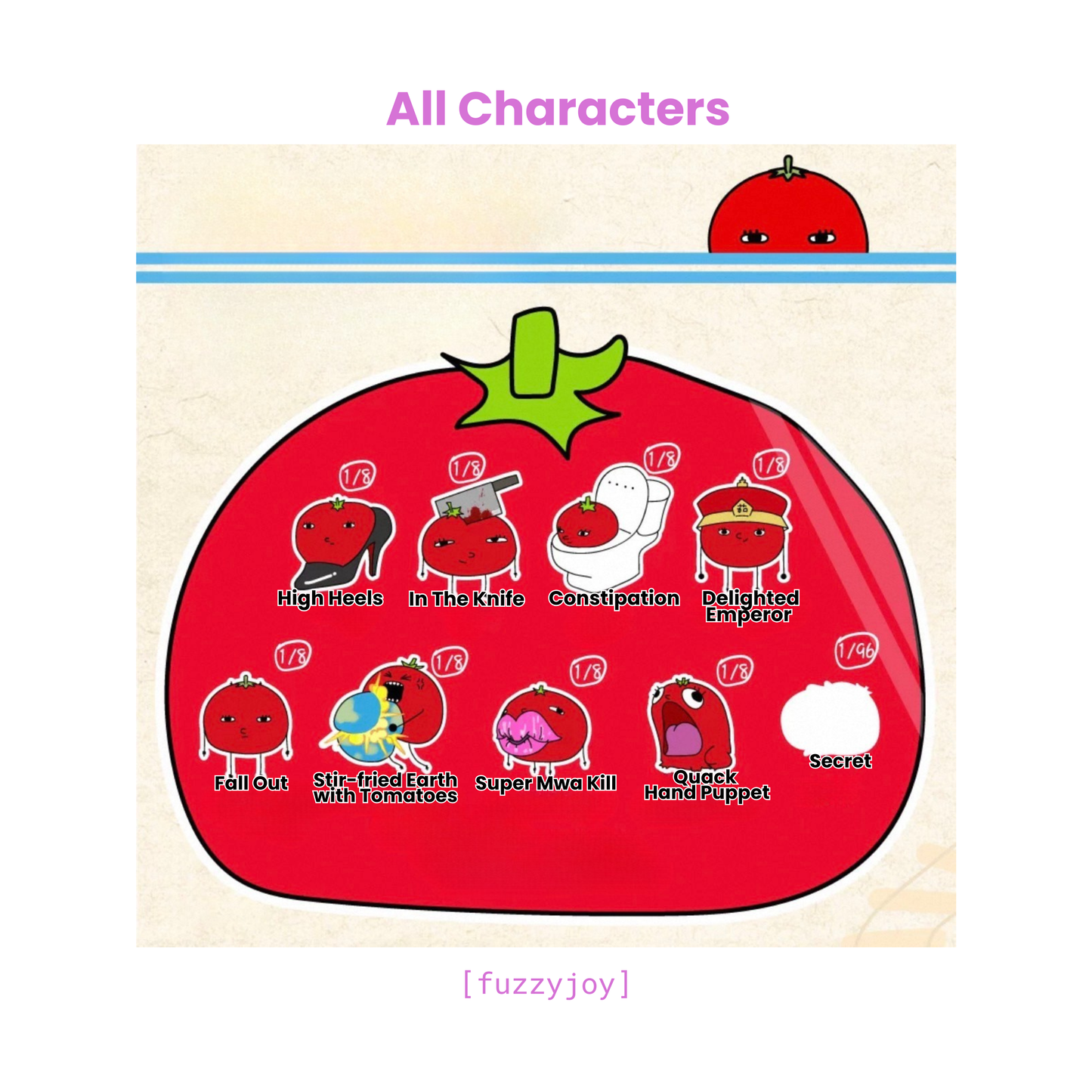 Mushytina Five-Star Good Persimmon Series Plush Blind Box