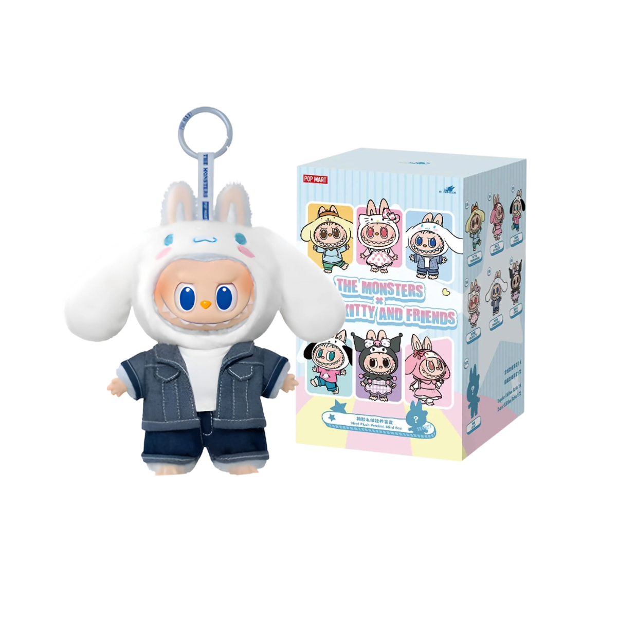 [PREORDER] THE MONSTERS x Hello Kitty and Friends Series-Vinyl Plush Pendant Blind Box