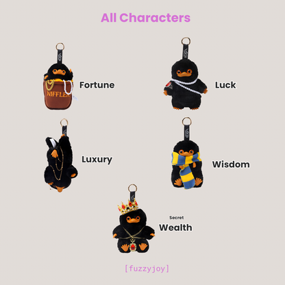 HUGKIS Harry Potter Fantastic Beasts Niffler Series Pendant Plush Blind Box