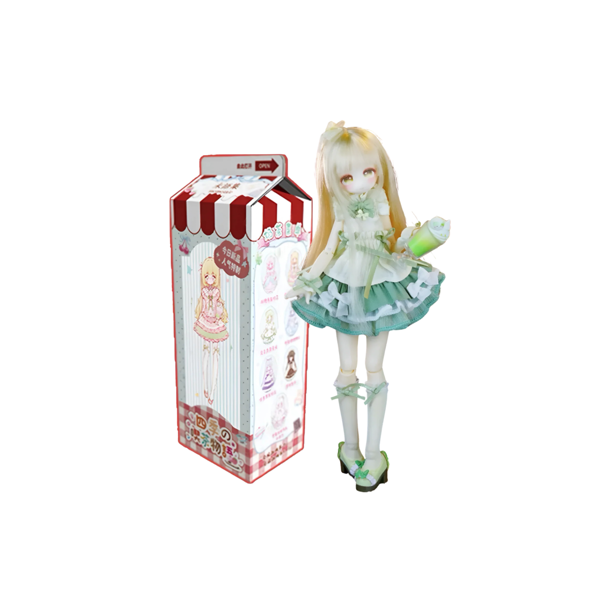 Momotale Four Seasons Tea House Story Series 1/8 Action Figure BJD Blind Box