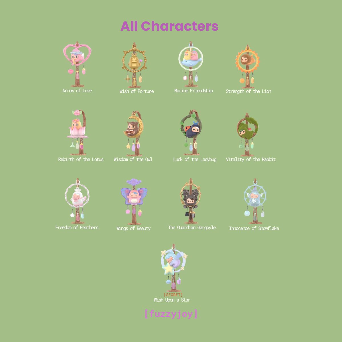 PUCKY Dreamy Wishes Series Figures Blind Box