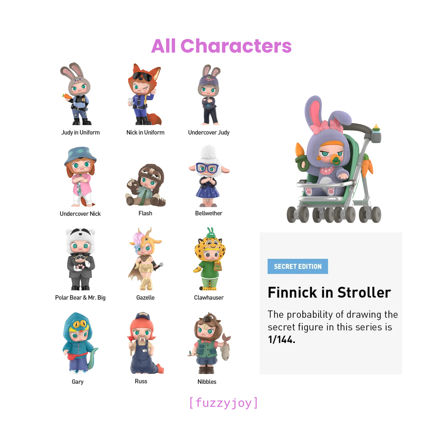 MOLLY × Zootopia Co-branded Series Figures
