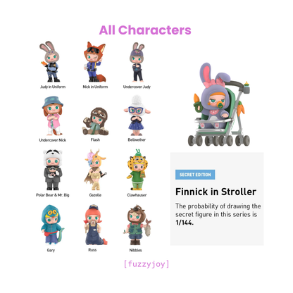 MOLLY × Zootopia Co-branded Series Figures