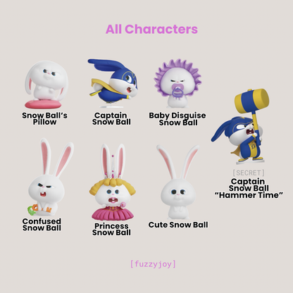 [AU STOCK] PLZDOT The Secret Life of Pets Snowball's Life Series Blind Box